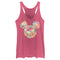 Women's Mickey & Friends Flowers and Butterflies Ears Racerback Tank Top