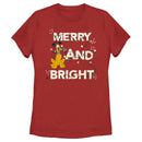 Women's Mickey & Friends Merry and Bright Pluto T-Shirt