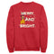 Men's Mickey & Friends Merry and Bright Pluto Sweatshirt