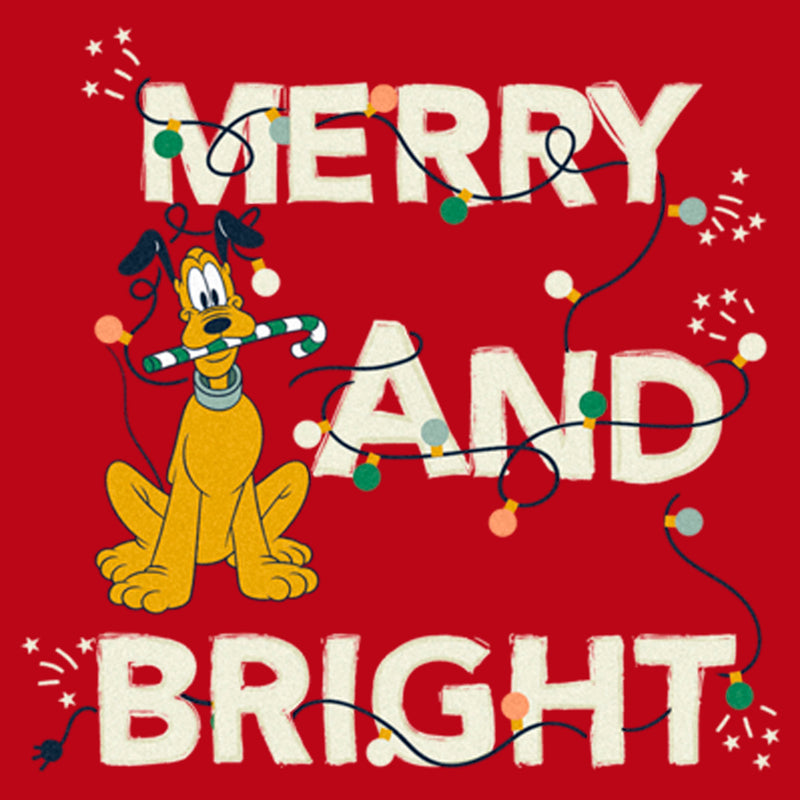 Men's Mickey & Friends Merry and Bright Pluto Sweatshirt