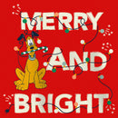 Girl's Mickey & Friends Merry and Bright Pluto T-Shirt