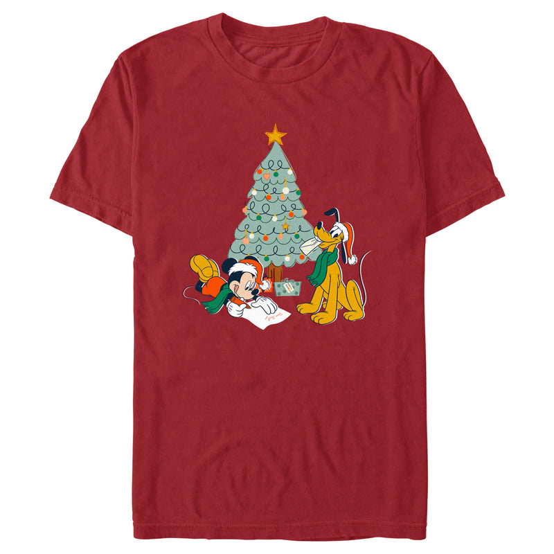 Men's Mickey & Friends Letter for Santa T-Shirt