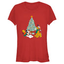 Junior's Mickey & Friends Letter for Santa T-Shirt