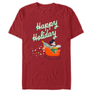 Men's Mickey & Friends Happy Holiday Sled T-Shirt