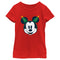 Girl's Mickey & Friends Retro Christmas Tree Ears T-Shirt