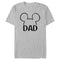 Men's Mickey & Friends Dad Line Ears T-Shirt