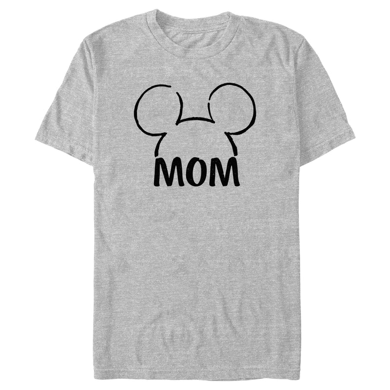 Men's Mickey & Friends Mom Line Ears T-Shirt