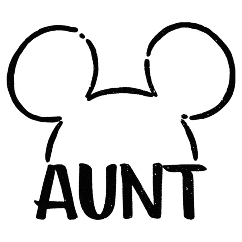 Women's Mickey & Friends Aunt Line Ears T-Shirt