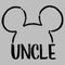 Men's Mickey & Friends Uncle Line Ears T-Shirt