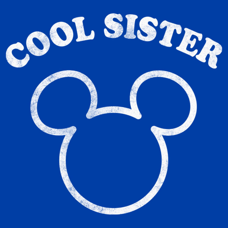 Men's Mickey & Friends Distressed Cool Sister T-Shirt