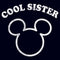 Women's Mickey & Friends Distressed Cool Sister T-Shirt