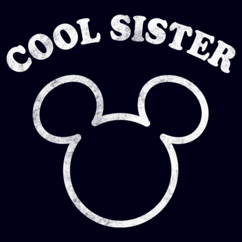 Women's Mickey & Friends Distressed Cool Sister T-Shirt