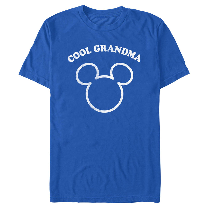 Men's Mickey & Friends Distressed Cool Grandma T-Shirt