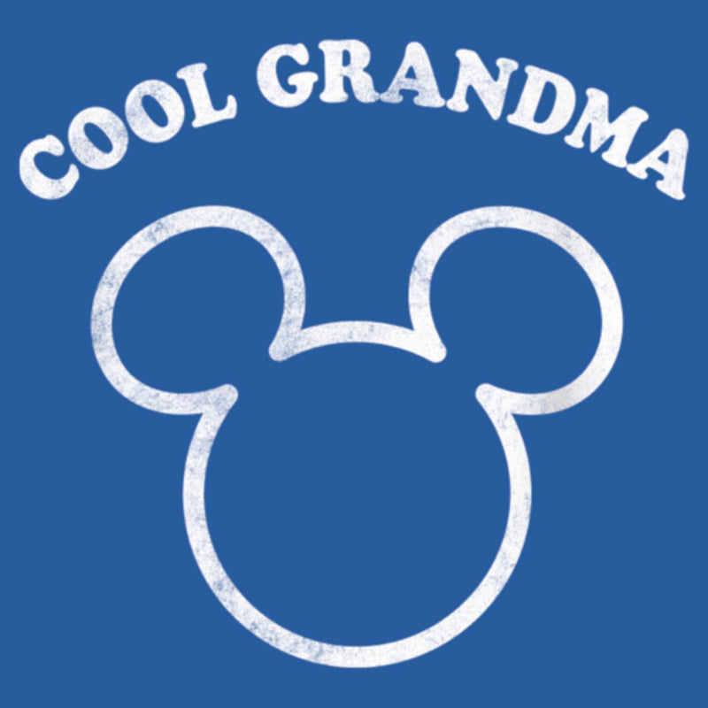 Women's Mickey & Friends Distressed Cool Grandma Racerback Tank Top
