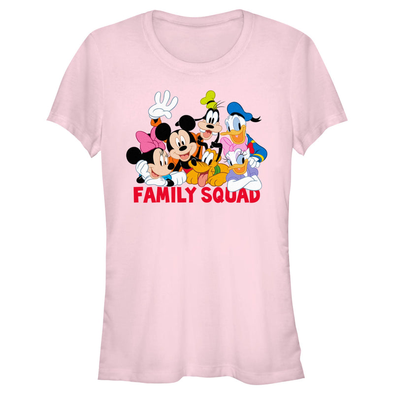 Junior's Mickey & Friends Family Squad T-Shirt