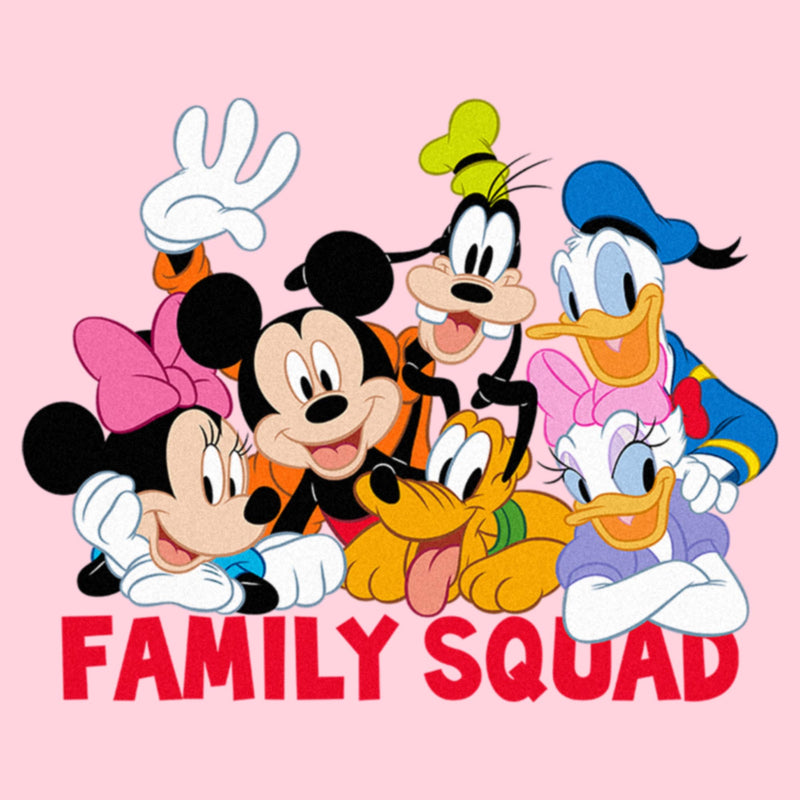 Junior's Mickey & Friends Family Squad T-Shirt