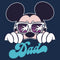 Men's Mickey & Friends Cool Summer Dad T-Shirt
