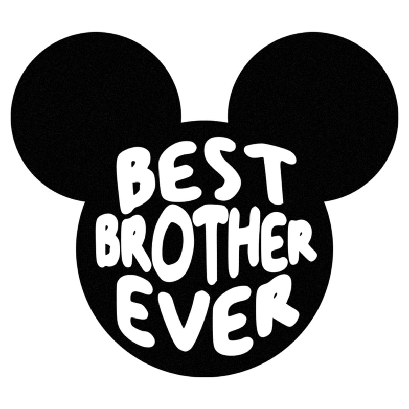 Men's Mickey & Friends Best Brother Ever Mouse Ears T-Shirt