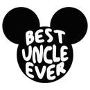 Men's Mickey & Friends Best Uncle Ever Mouse Ears T-Shirt