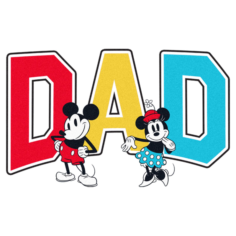 Men's Mickey & Friends Dad Collegiate T-Shirt