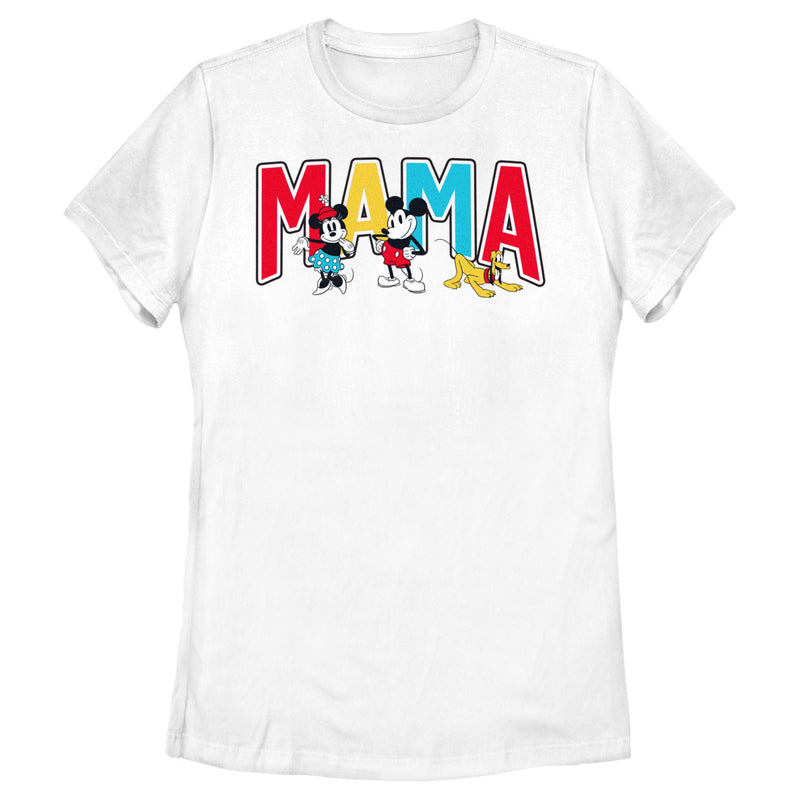 Women's Mickey & Friends Mama Collegiate T-Shirt