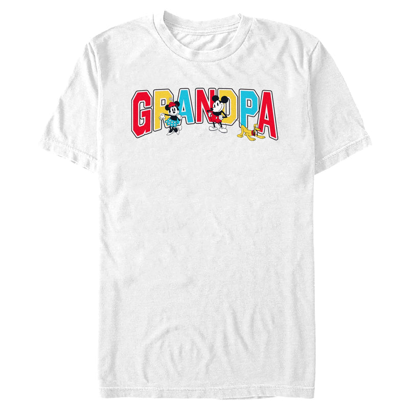 Men's Mickey & Friends Grandma Collegiate T-Shirt