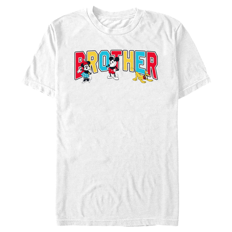 Men's Mickey & Friends Brother Collegiate T-Shirt