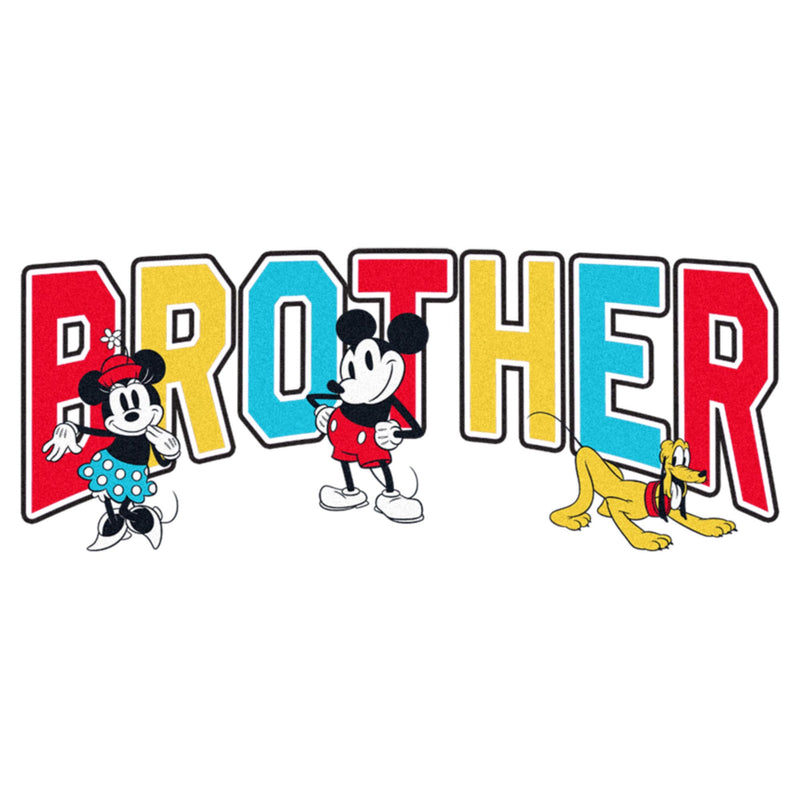 Men's Mickey & Friends Brother Collegiate T-Shirt