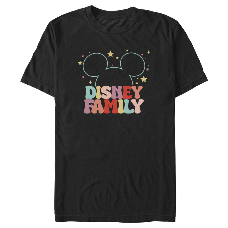 Men's Mickey & Friends Family Colorful T-Shirt