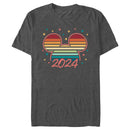Men's Mickey & Friends Colorful Retro Sunset 2024 T-Shirt