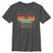 Boy's Mickey & Friends Colorful Retro Sunset 2024 T-Shirt