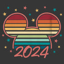 Boy's Mickey & Friends Colorful Retro Sunset 2024 T-Shirt