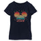 Girl's Mickey & Friends Colorful Retro Sunset 2024 T-Shirt