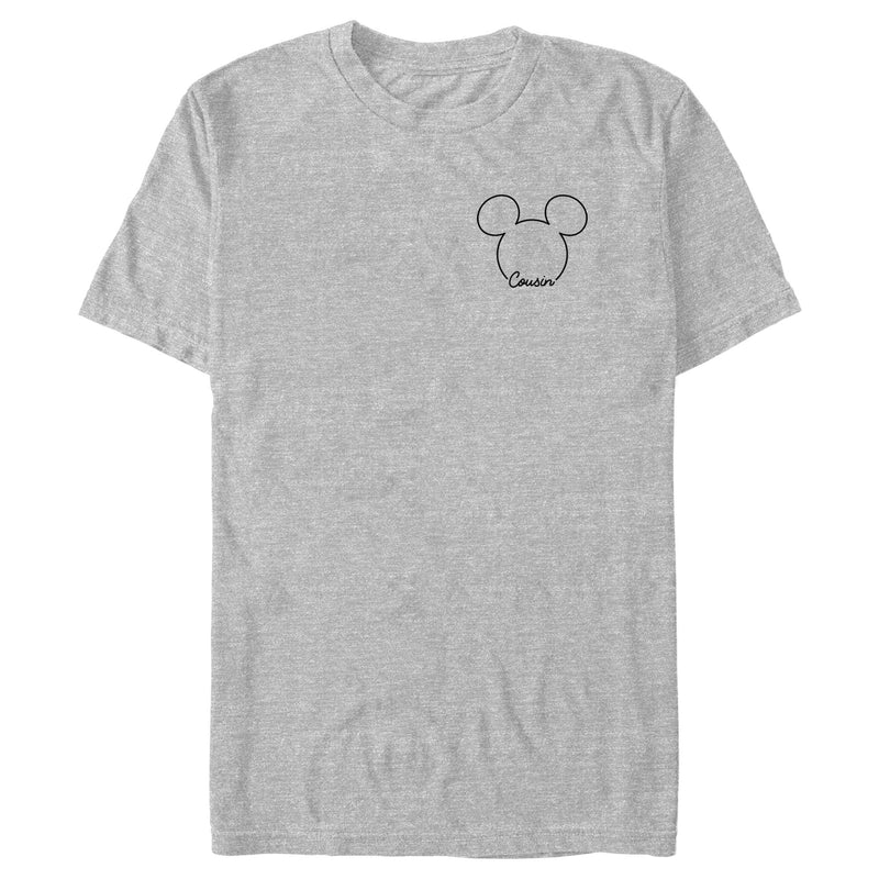 Men's Mickey & Friends Cousin Small Logo T-Shirt