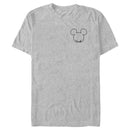 Men's Mickey & Friends Uncle Small Logo T-Shirt