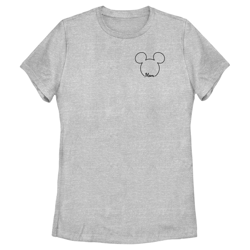 Women's Mickey & Friends Mom Small Logo T-Shirt