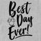 Men's Minnie Mouse Best Day Ever Logo T-Shirt