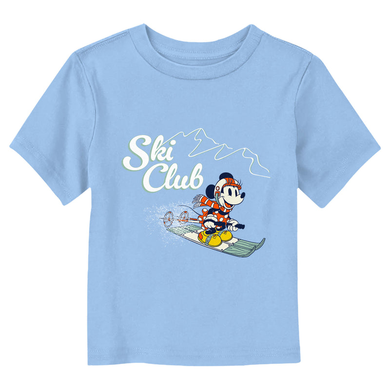 Toddler's Minnie Mouse Ski Club T-Shirt