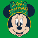 Junior's Minnie Mouse Happy Christmas Headband T-Shirt