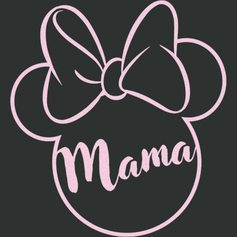 Women's Minnie Mouse Mama Silhouette T-Shirt