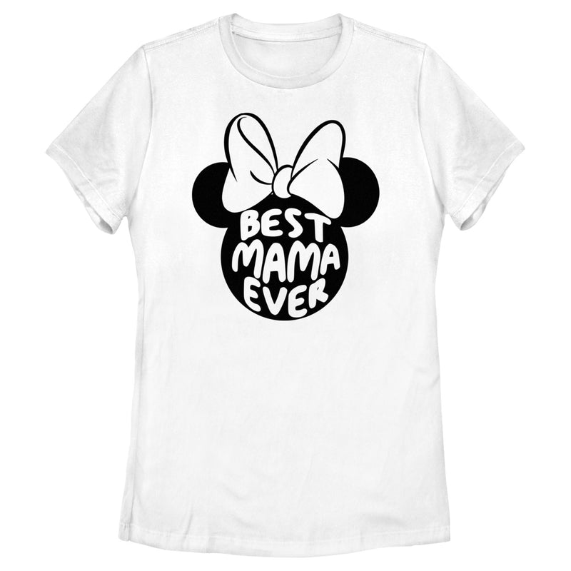 Women's Minnie Mouse Best Mama Ever Ears T-Shirt
