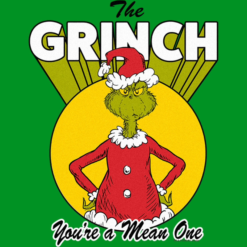 Boy's Dr. Seuss Christmas The Grinch You're a Mean One T-Shirt