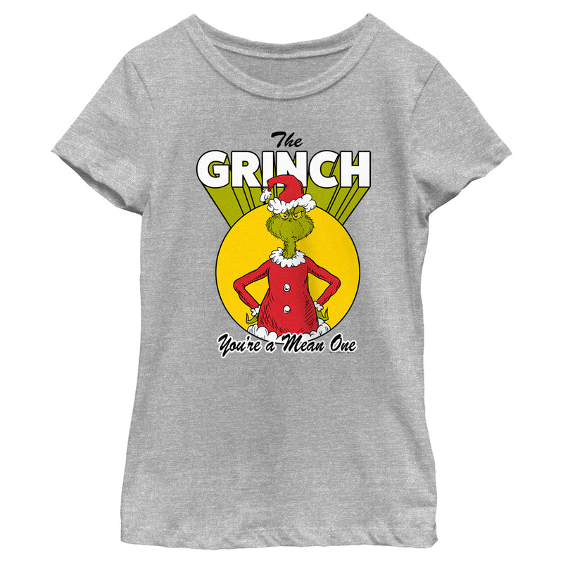 Girl's Dr. Seuss Christmas The Grinch You're a Mean One T-Shirt – Fifth Sun