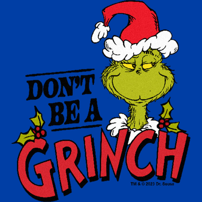 Toddler's Dr. Seuss Christmas Don’t Be a Grinch Santa Hat T-Shirt