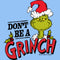 Toddler's Dr. Seuss Christmas Don’t Be a Grinch Santa Hat T-Shirt