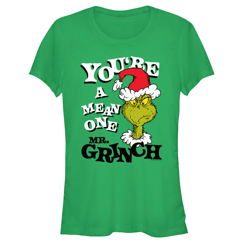 Girl's Dr. Seuss Christmas The Grinch You're a Mean One T-Shirt – Fifth Sun