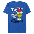 Men's Dr. Seuss Christmas Grinch You're a Mean One Portrait T-Shirt