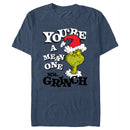 Men's Dr. Seuss Christmas Grinch You're a Mean One Portrait T-Shirt