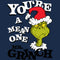 Men's Dr. Seuss Christmas Grinch You're a Mean One Portrait T-Shirt