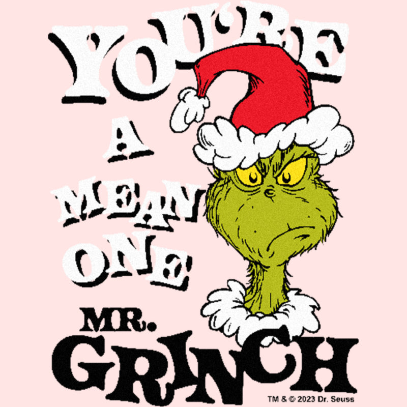 Toddler's Dr. Seuss Grinch You’re a Mean One Portrait T-Shirt